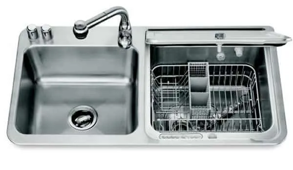 sink and dishwasher