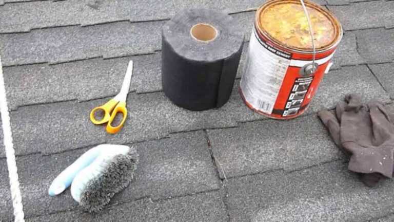 tools and materials for fixing a leaky shingle roof