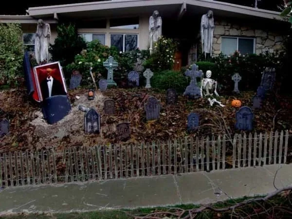 halloween graveyard