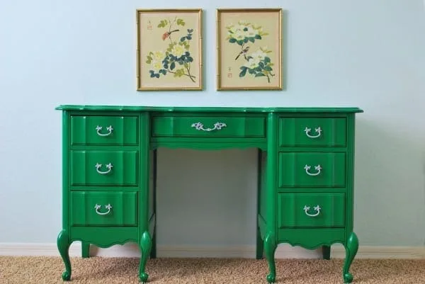 repainted furniture