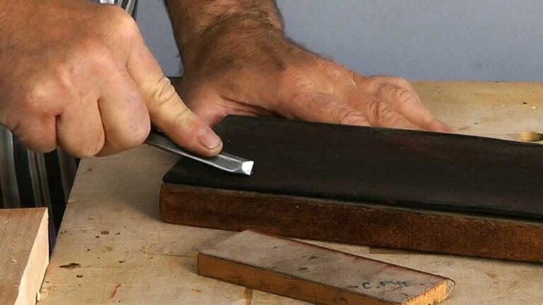 sharpening wood carving tool