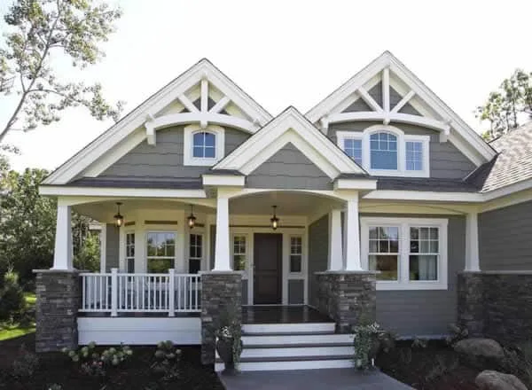 beautiful home that stands out in the neighborhood