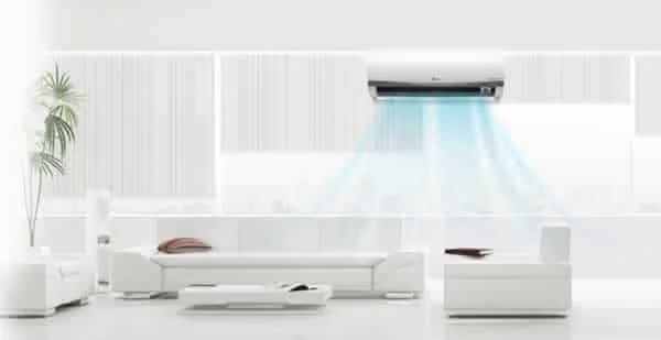 air conditioner in the living room