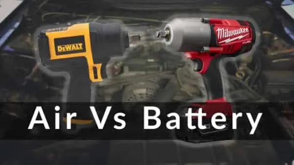 Air impact wrench vs Cordless impact wrench