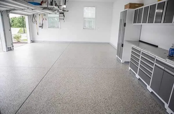 Epoxy garage floor