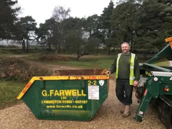 Farwell's new forrest skip hire