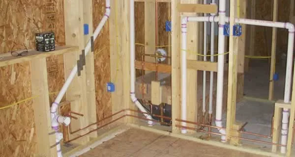 new plumbing system in the new house