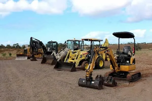 various types of construction equipment for rent