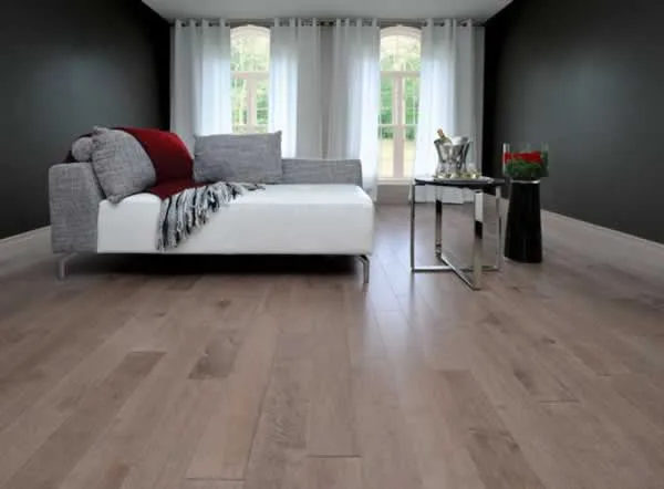 hardwood flooring in the living room