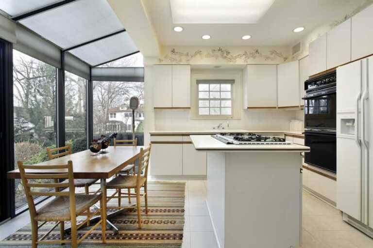 kitchen in house extension