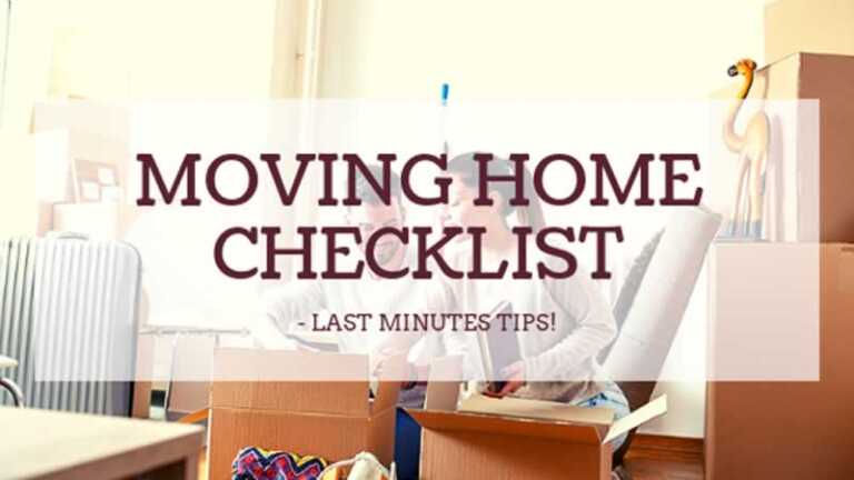 Moving Home Checklist