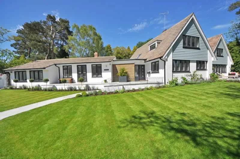 combination of home siding types on rural home