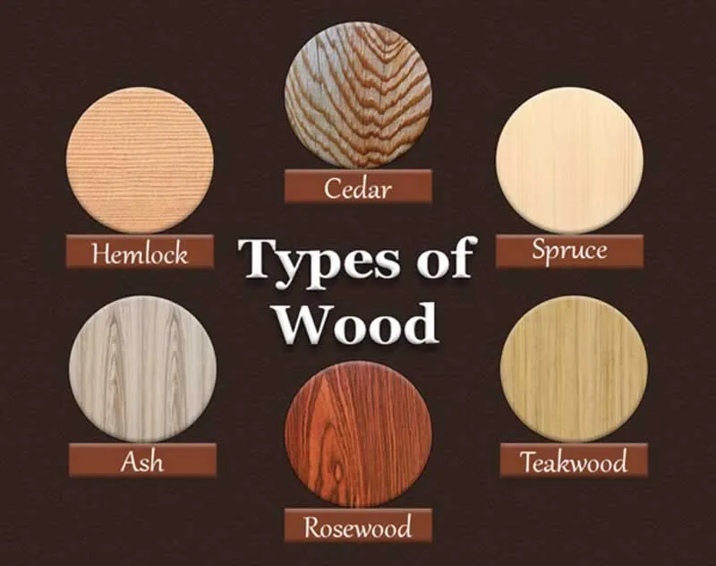 six main types of wood for woodworking