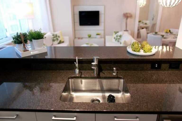 kitchen with garbage disposal