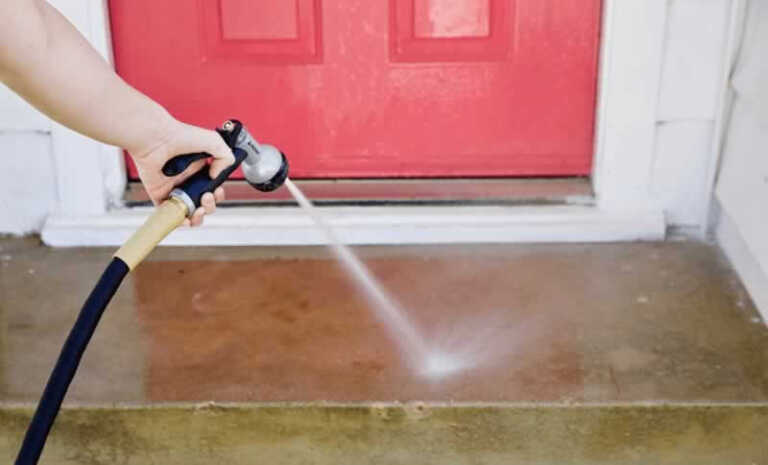 How can you make your concrete clean again - washing