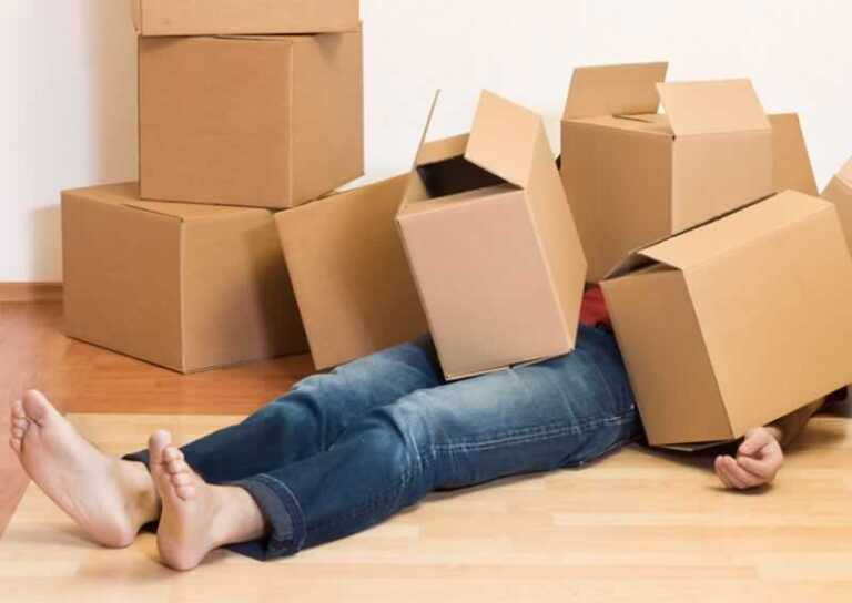 What to Do When Moving House - boxes