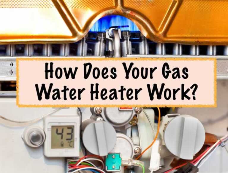 How your gas water heater works