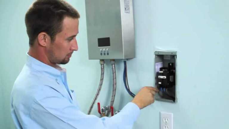 How to install an electric tankless water heater