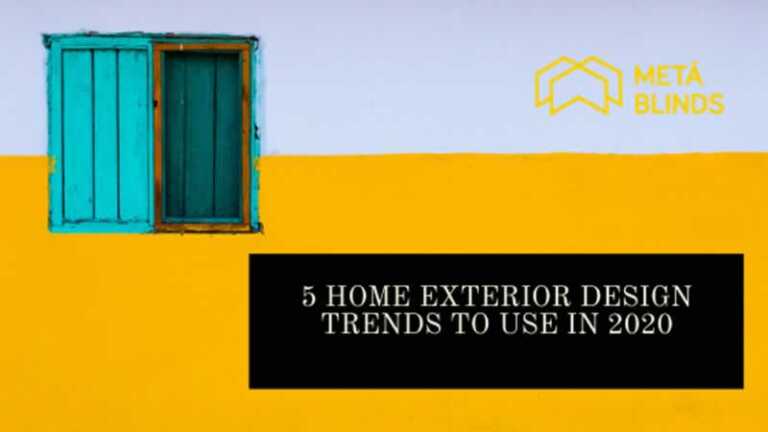 Home Exterior Design Trends