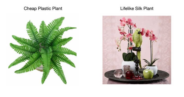 4 steps to help you choose fake plants and artificial flower arrangements