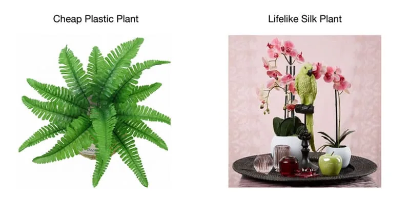 4 steps to help you choose fake plants and artificial flower arrangements