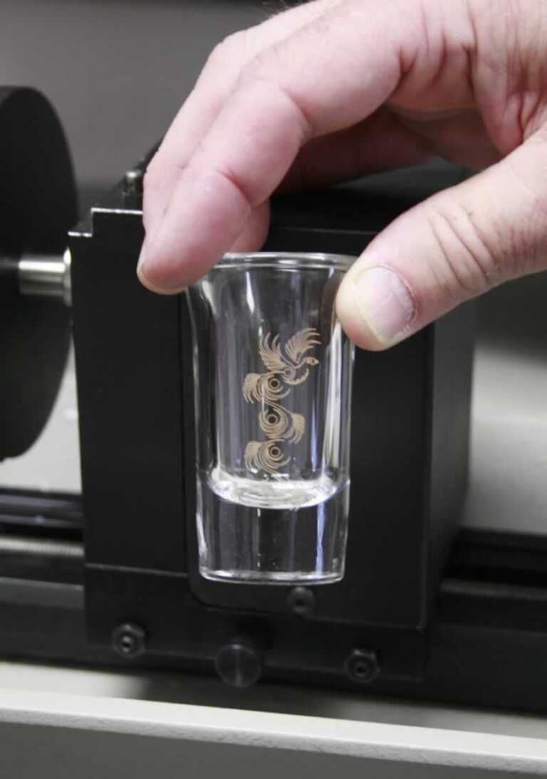 engraved glass