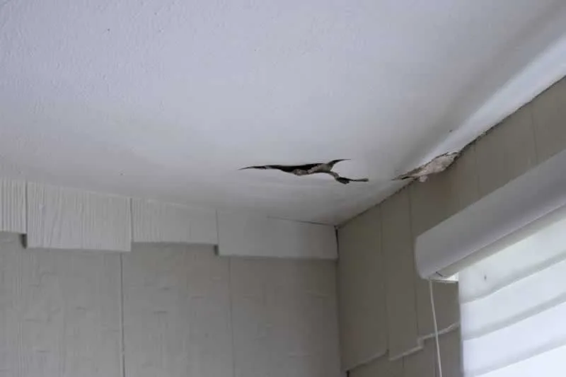 How to deal with ceiling water damage