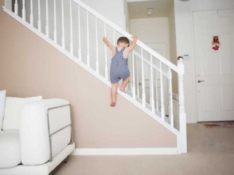 How to Prepare for a Baby - baby climbing