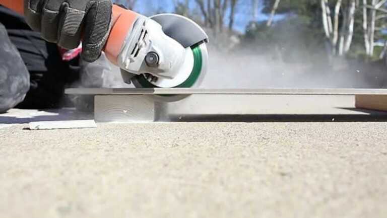 How to cut tiles with the help of Angle Grinder