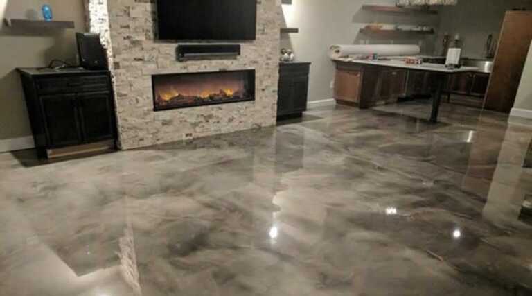 Poured Epoxy Flooring