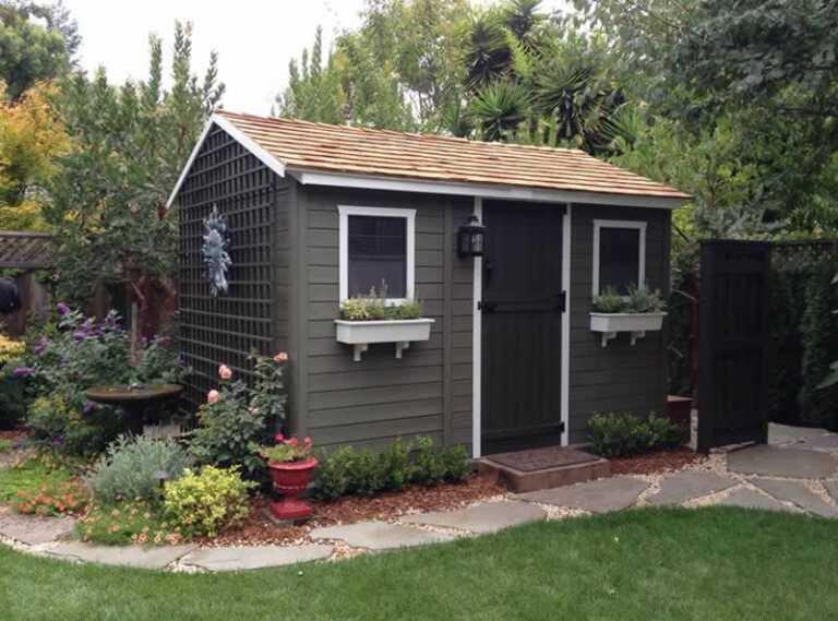 What are the advantages of backyard storage sheds