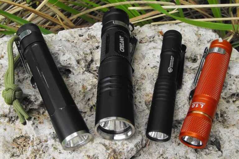 different types of EDC flashlights