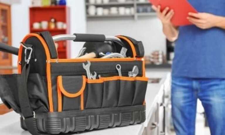 Plumbing Tool Bag Setup