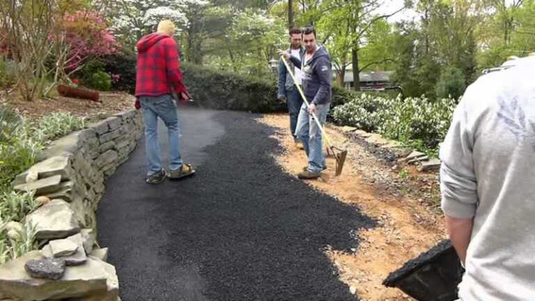 preparing driveway for paving