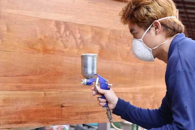 How to use an HVLP sprayer gun for woodworking