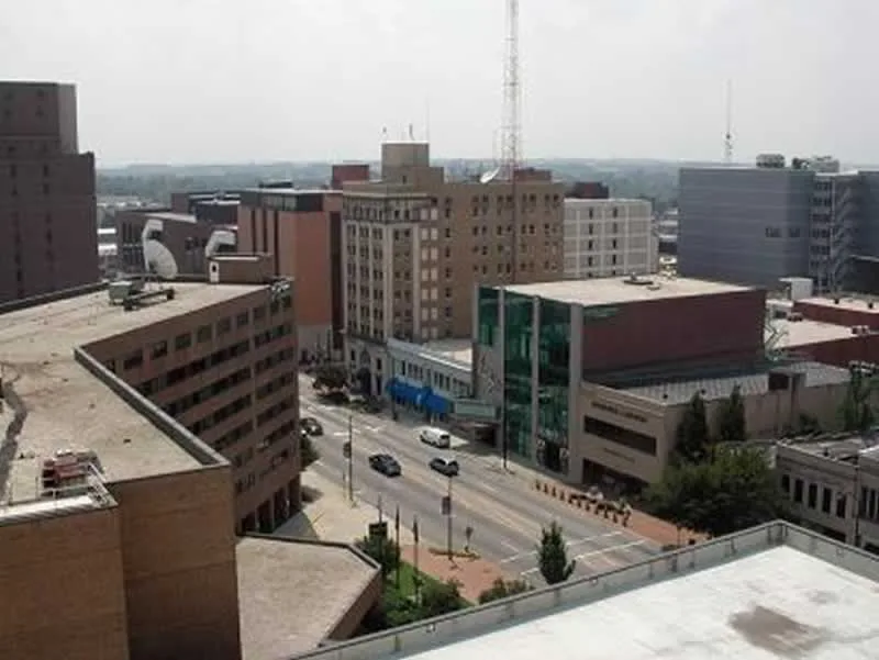 High Point, North Carolina, from the air