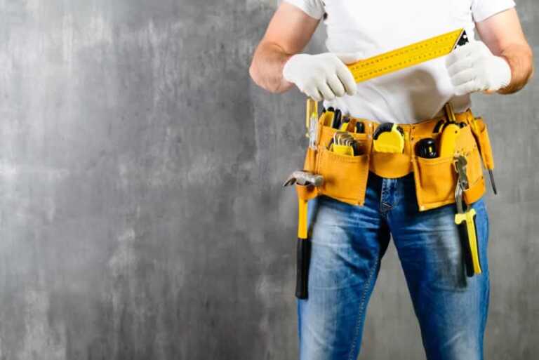 handyman with tool belt