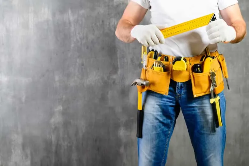 handyman with tool belt