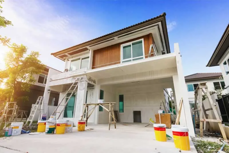 preparing house for exterior painting job