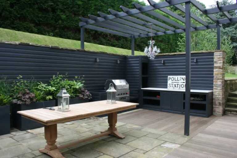 Turning A Carport In A BBQ Area