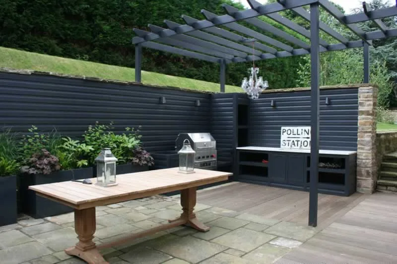 Turning A Carport In A BBQ Area