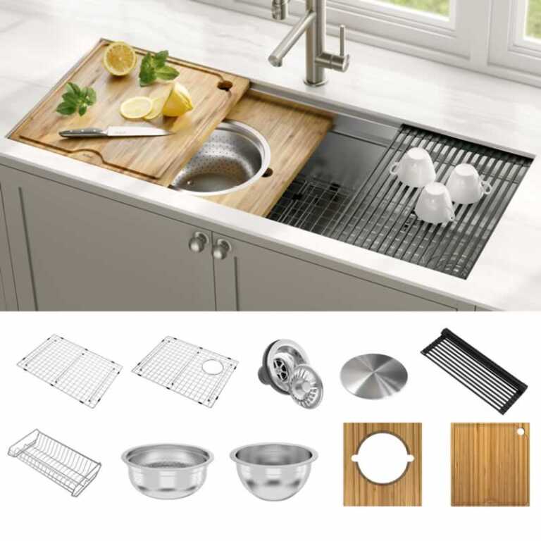 How does Garbage Disposal Enhance the Kitchen Sink's Look and Functionality
