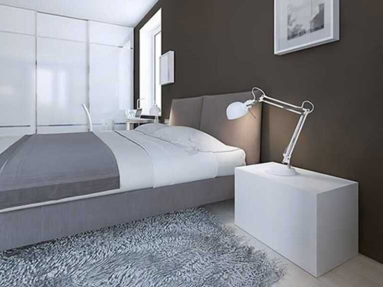 Top 10 Bedside Table Ideas for your Bedroom - white block bedside table