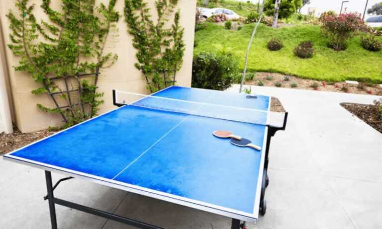 Ping Pong Table As Entertainment In Your Backyard