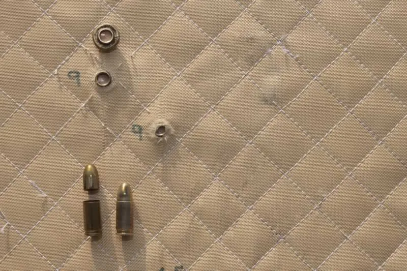 bullets stopped by Kevlar vest