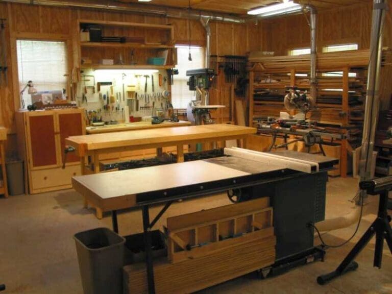 Woodworking shop