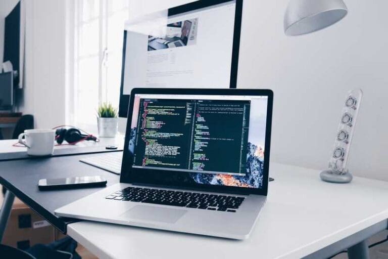 Startup software on laptop