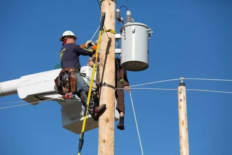 Linemen on the pole