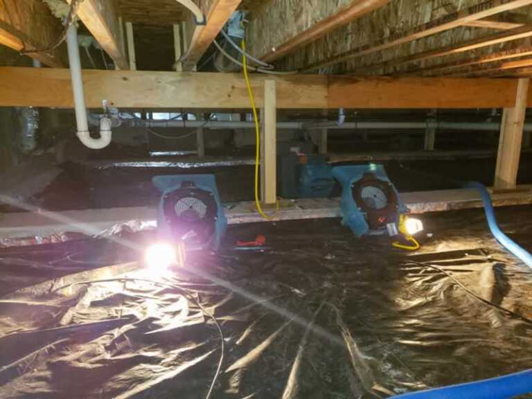 Drying water damage