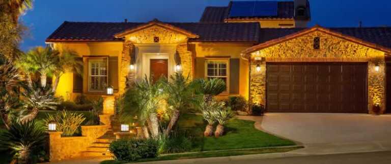 Home exterior lighting
